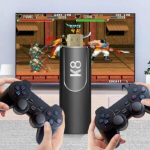 CONSOLA MULTIPLATAFORMA GAMESTICK K8 CON 2 CONTROLES INALAMBRICOS, STICK HDMIGAMESTICK